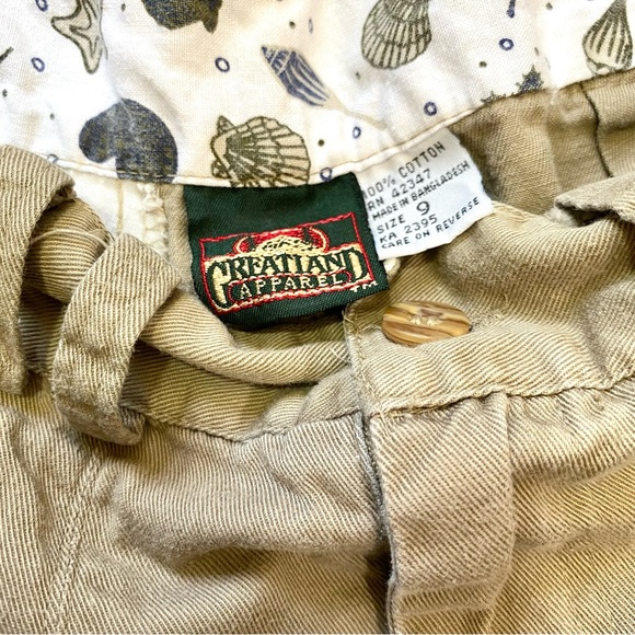 Vintage 90’s Greatland Apparel Khaki Walking Shorts Size Small Trouser Pleated - Picture 3 of 9